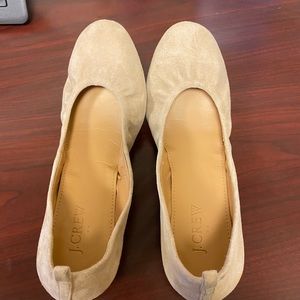 JCrew Factory Suede Ballet Flats